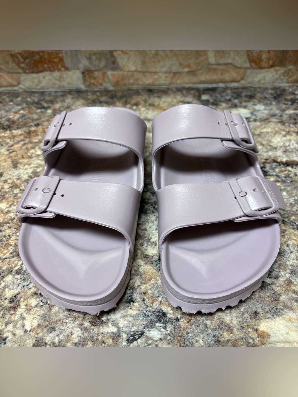 Birkenstock Arizona EVA Sandals in Lavender Size 8 - Picture 3 of 9